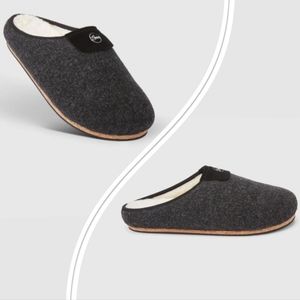 BNIB Loom Mule Slippers (Charcoal) - Premium Orthotics